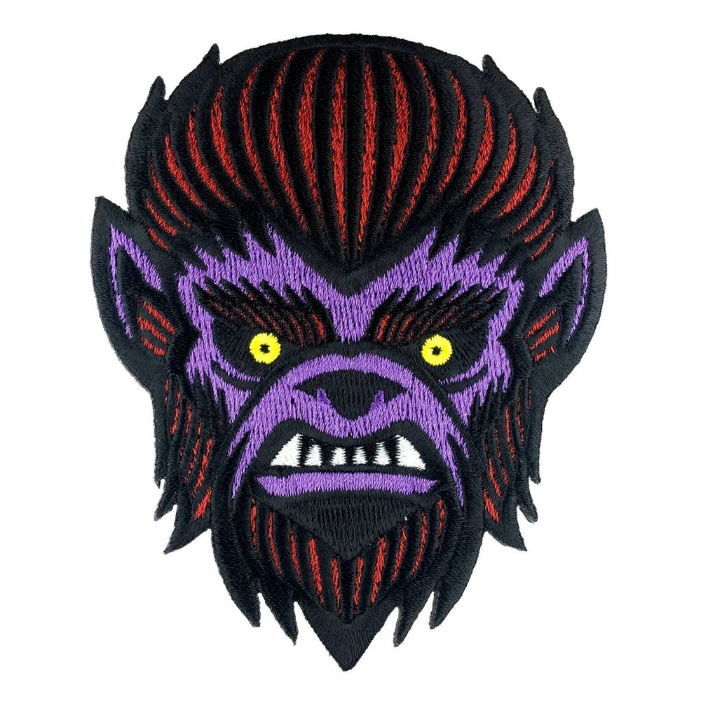 Wolf Man Embroidered Patch